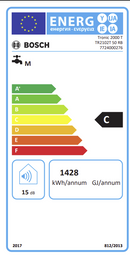 50 liter Elektrisch Boiler Bosch Tronic 2102T Droge weerstand (vernieuwd model) - Electraboiler