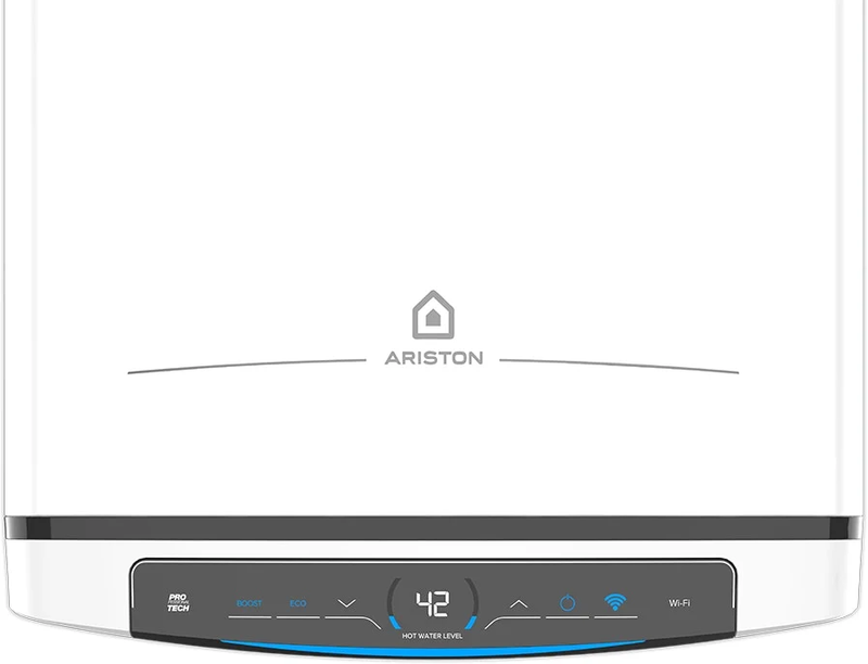 80 liter Ariston Velis droge weerstand met WIFI Boiler zowel horizontaal als verticaal te plaatsen Energieklasse B